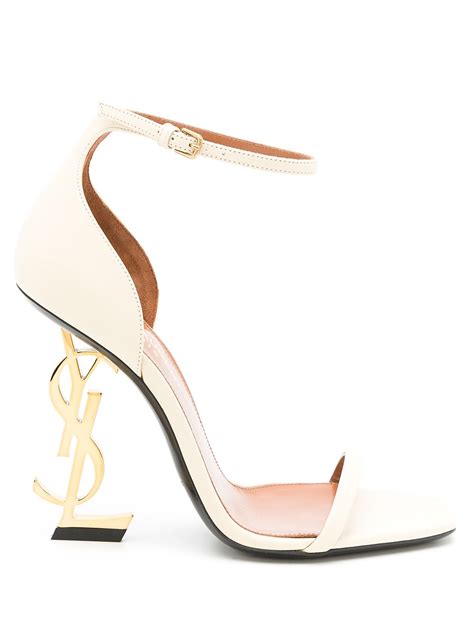 white and gold ysl heels|saint laurent ysl heels price.